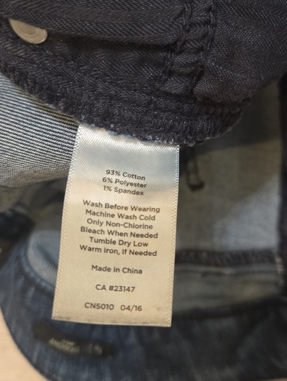 Talbots Petites Flawless Five Pocket Straight Curvy Jeans, Size 6P - Picture 7 of 7
